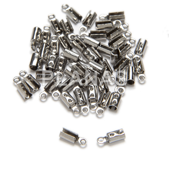 Pack de 50 Terminales en Acero Inoxidable 304, para cordón de 2,2mm.