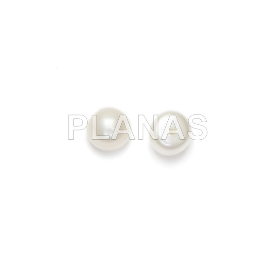 Perlas Cultivadas para pendientes con 1 agujero.