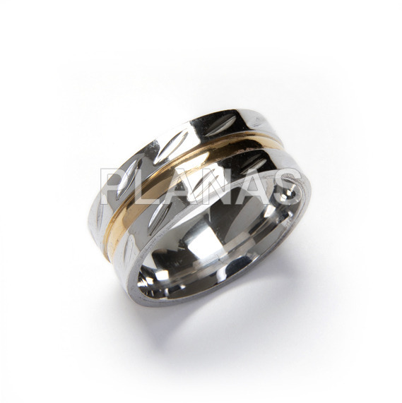 Anillo en Acero Inoxidable.  