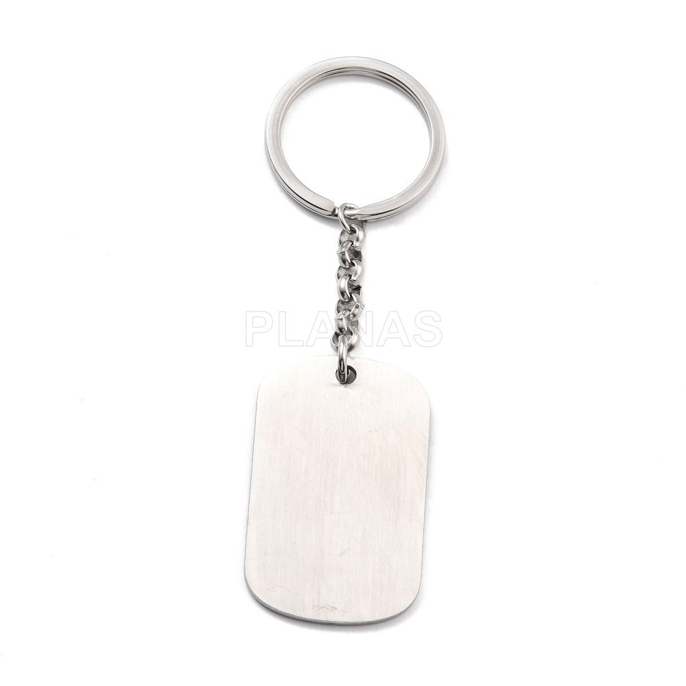 Llavero para hombre en Acero Inoxidable 304.