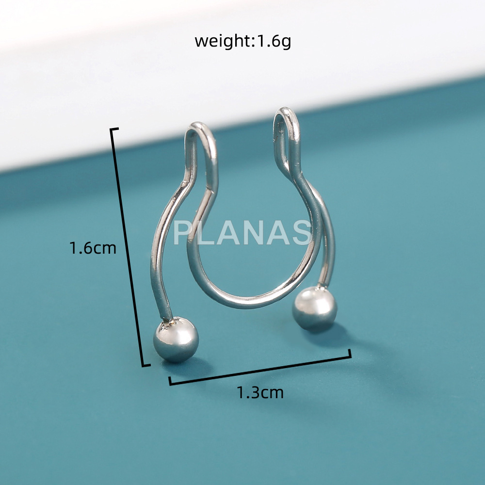 Piercing Nariz en Acero Inoxidable. 