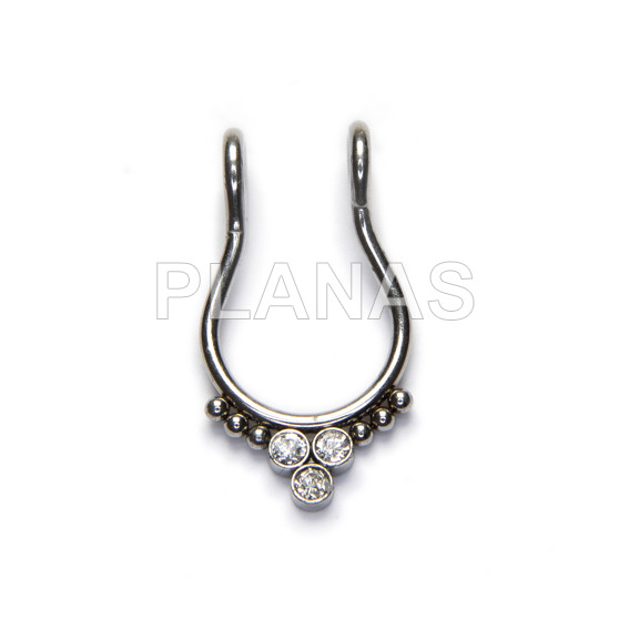 Piercing Nariz en Acero Inoxidable. 