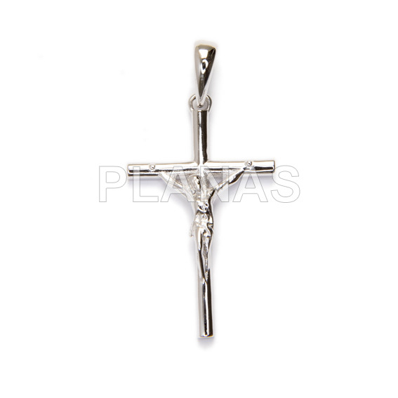 Sterling silver pendant.cross.