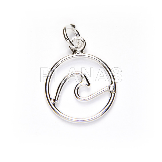 Sterling silver pendant.ola.