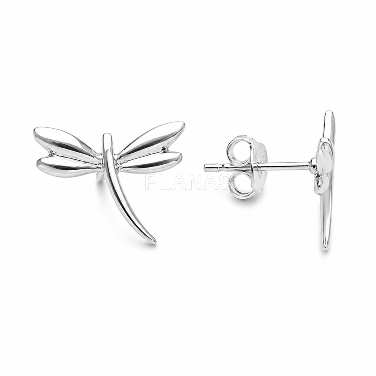 Pendientes en Plata de ley. LIBELULA.