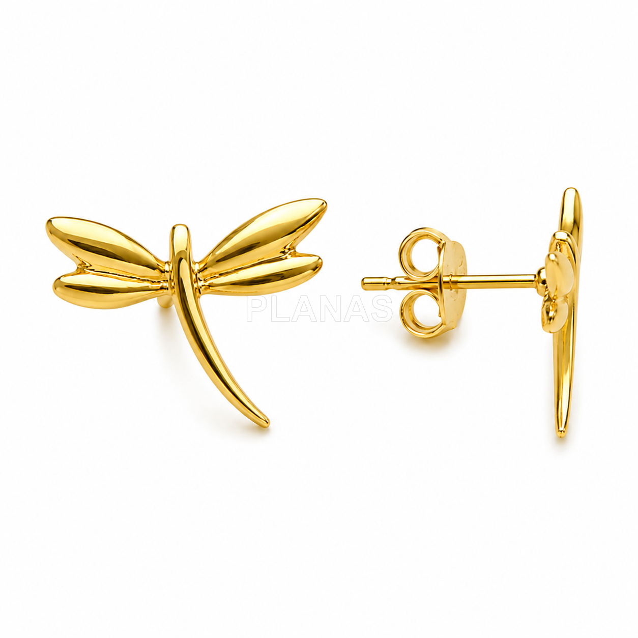 Pendientes en Plata de ley. LIBELULA.