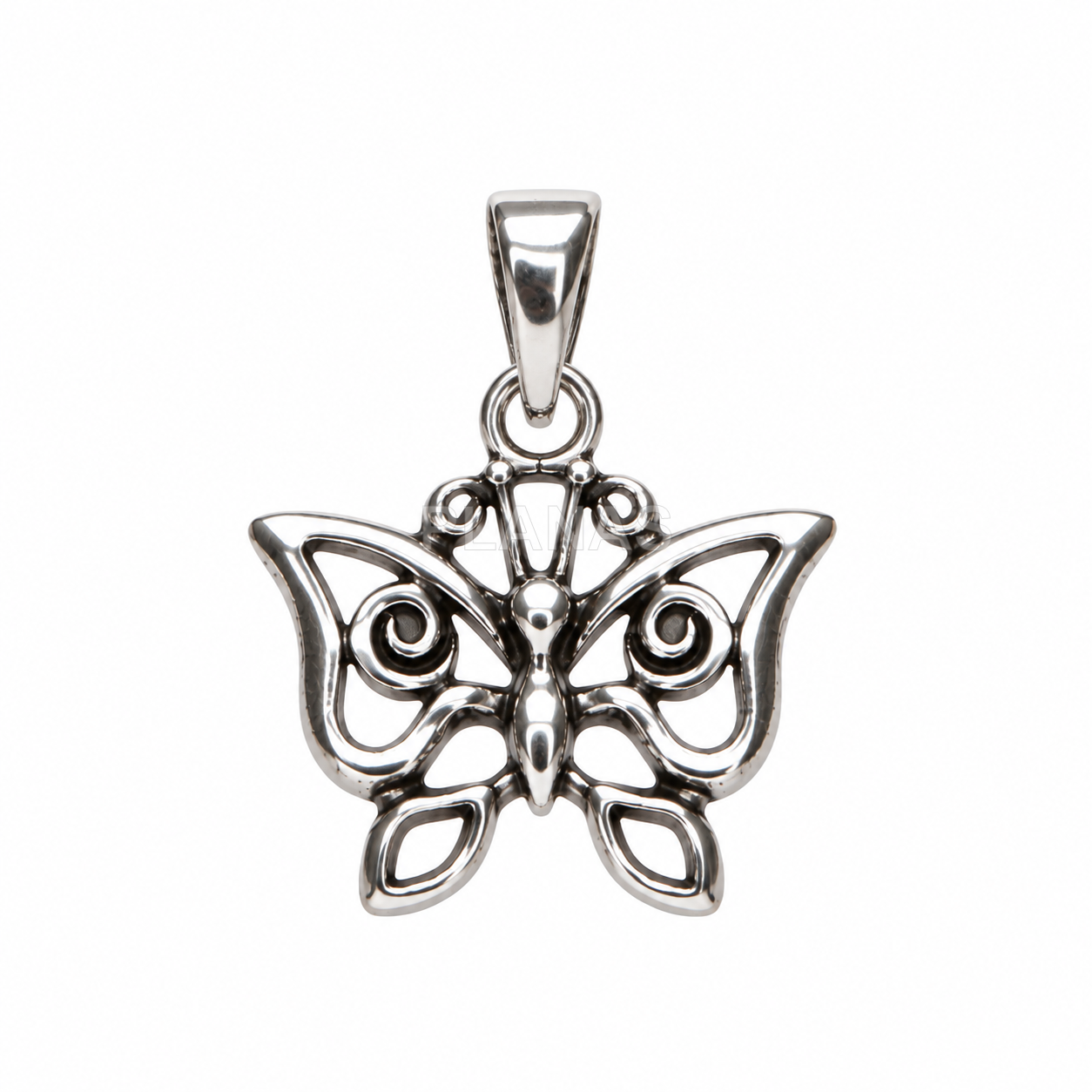 Pendientes y Colgante en plata de ley.MARIPOSA.