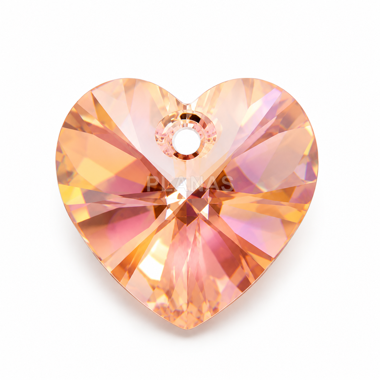 Corazón Cristal Austríaco de primera calidad ,14,4x14mm.