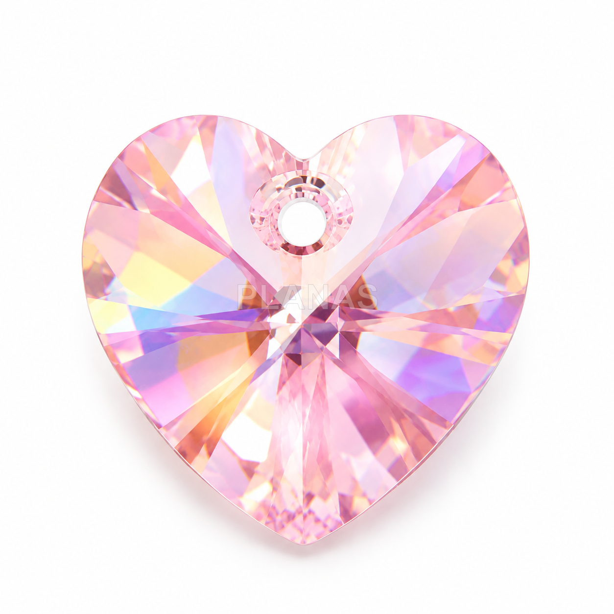 Corazón Cristal Austríaco de primera calidad ,14,4x14mm.