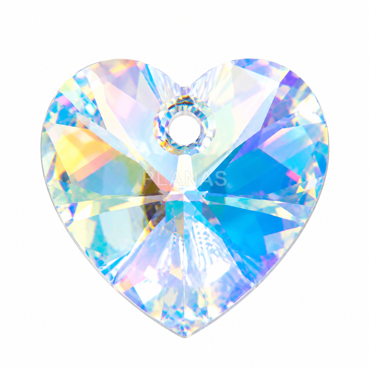 Colgante corazón componente Swarovski 18mm.