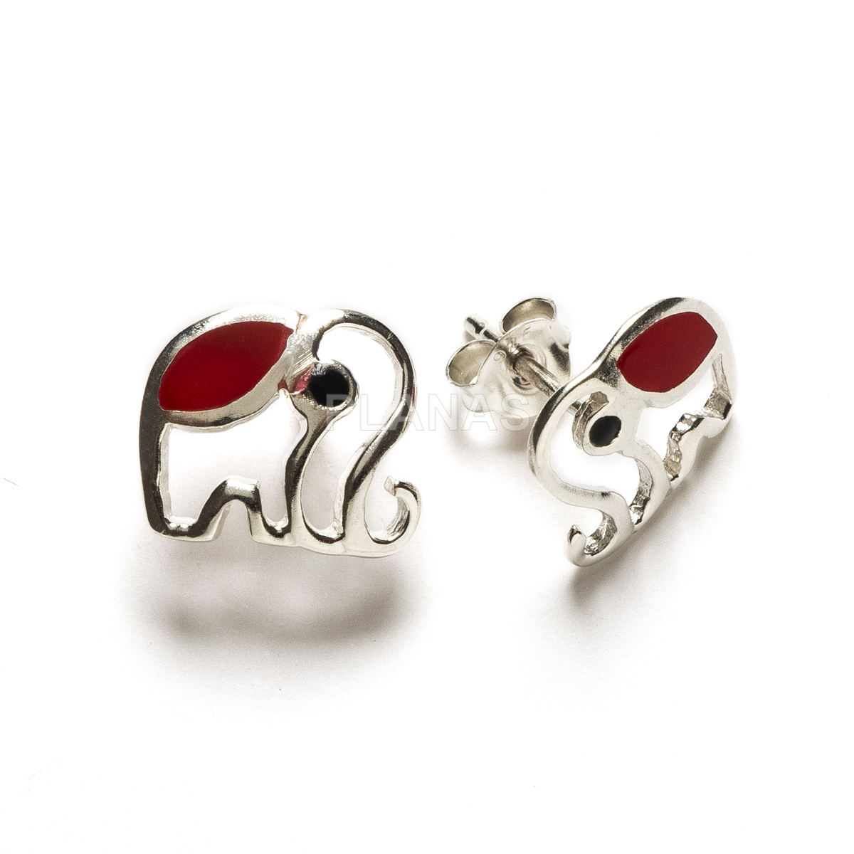 Pendientes Plata y Coral