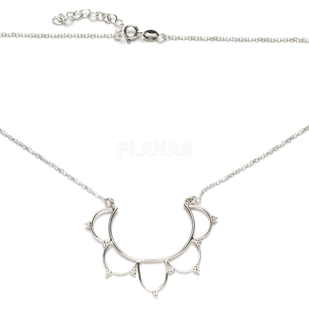 Sterling silver necklace.