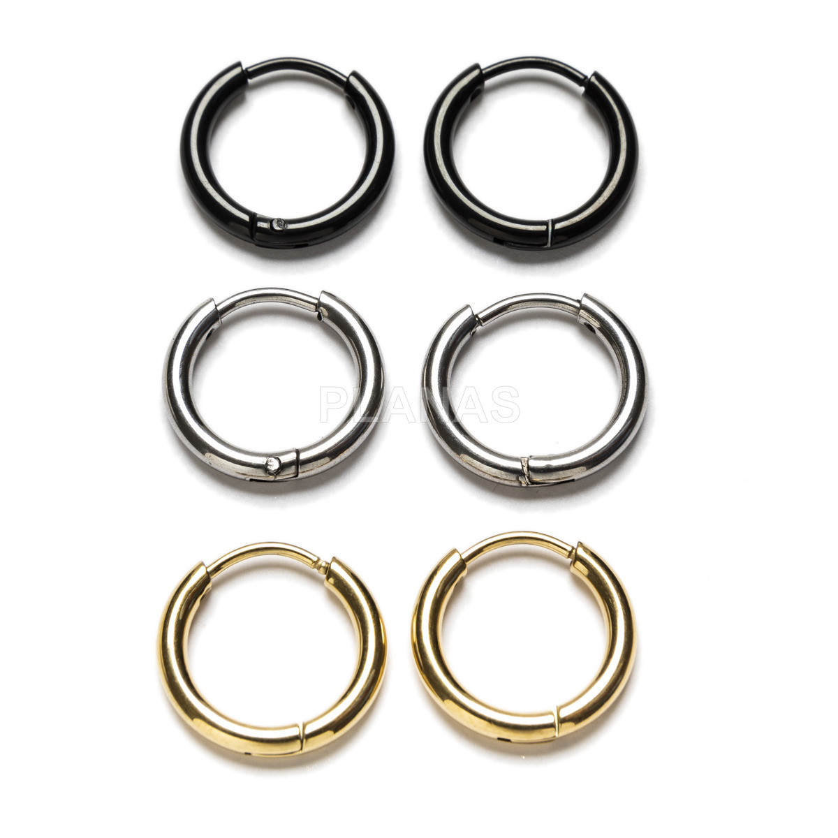 Rings in stainless steel 304 with a thickness of 2mm. 2x18mm.