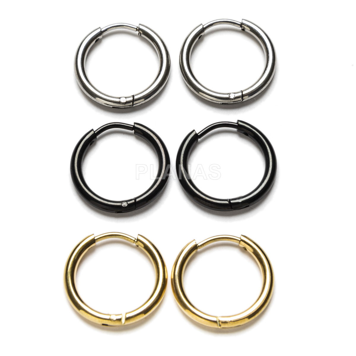 Rings in stainless steel 304 with a thickness of 2.5mm. 2.5x13mm.