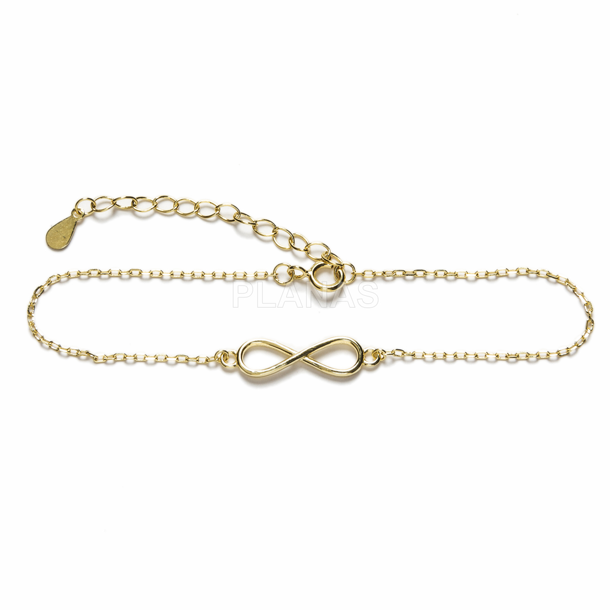 Pulsera en plata de ley .INFINITO.