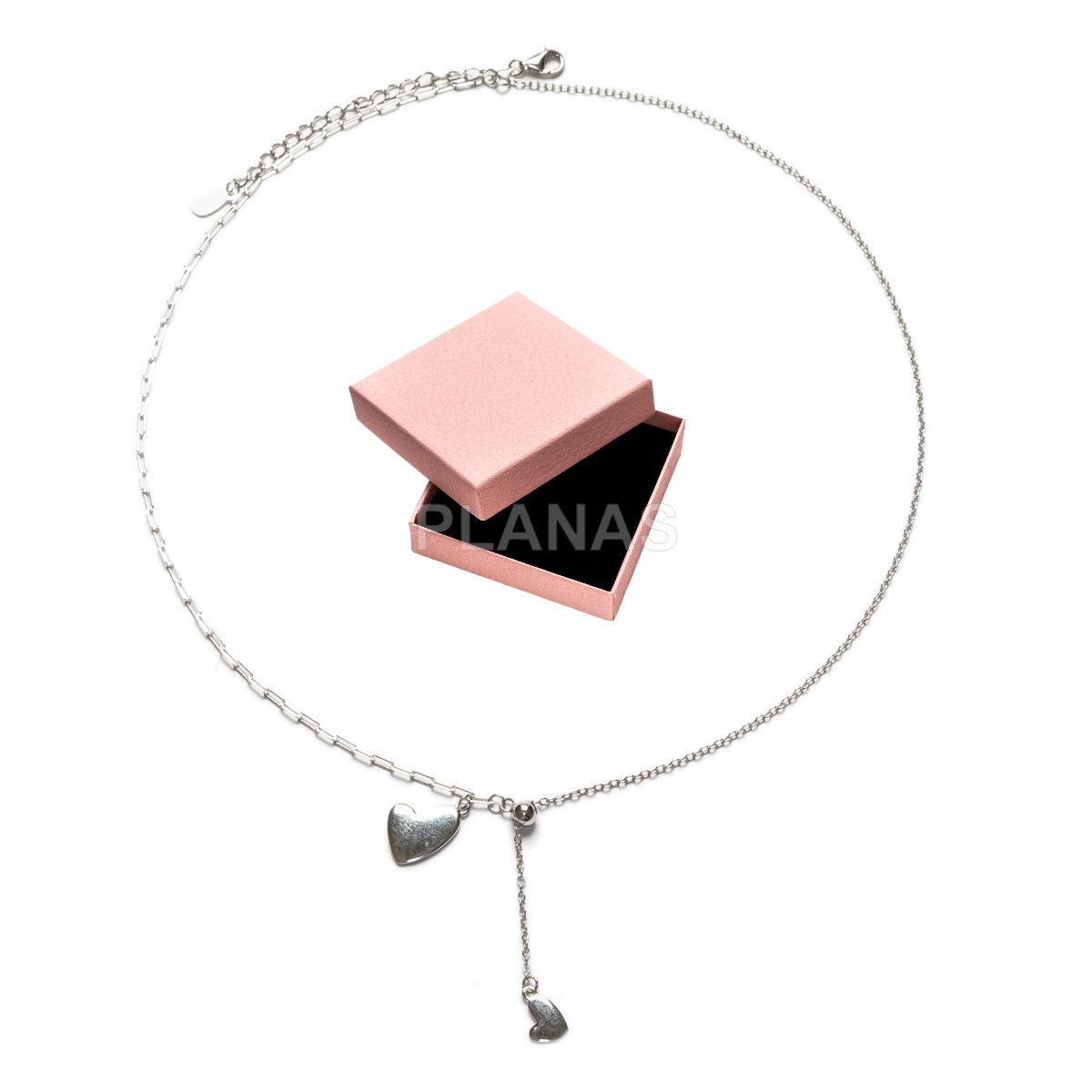 Collar en Plata de ley . CORAZÓN. 