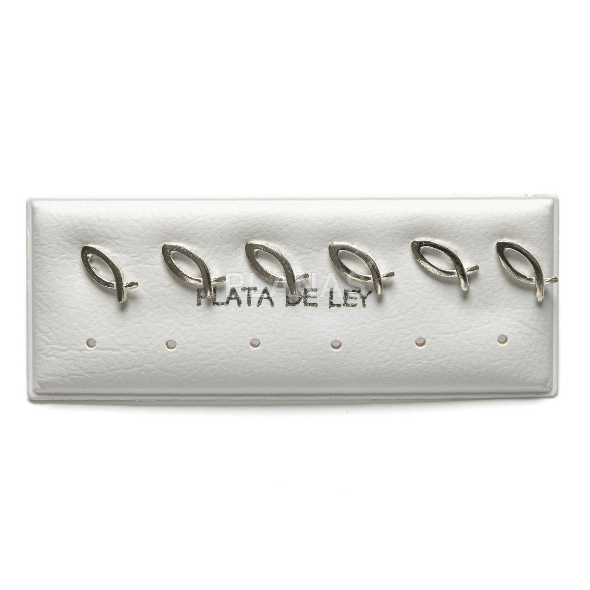 Display de 3pr de Pendientes en Plata de ley. PEZ.