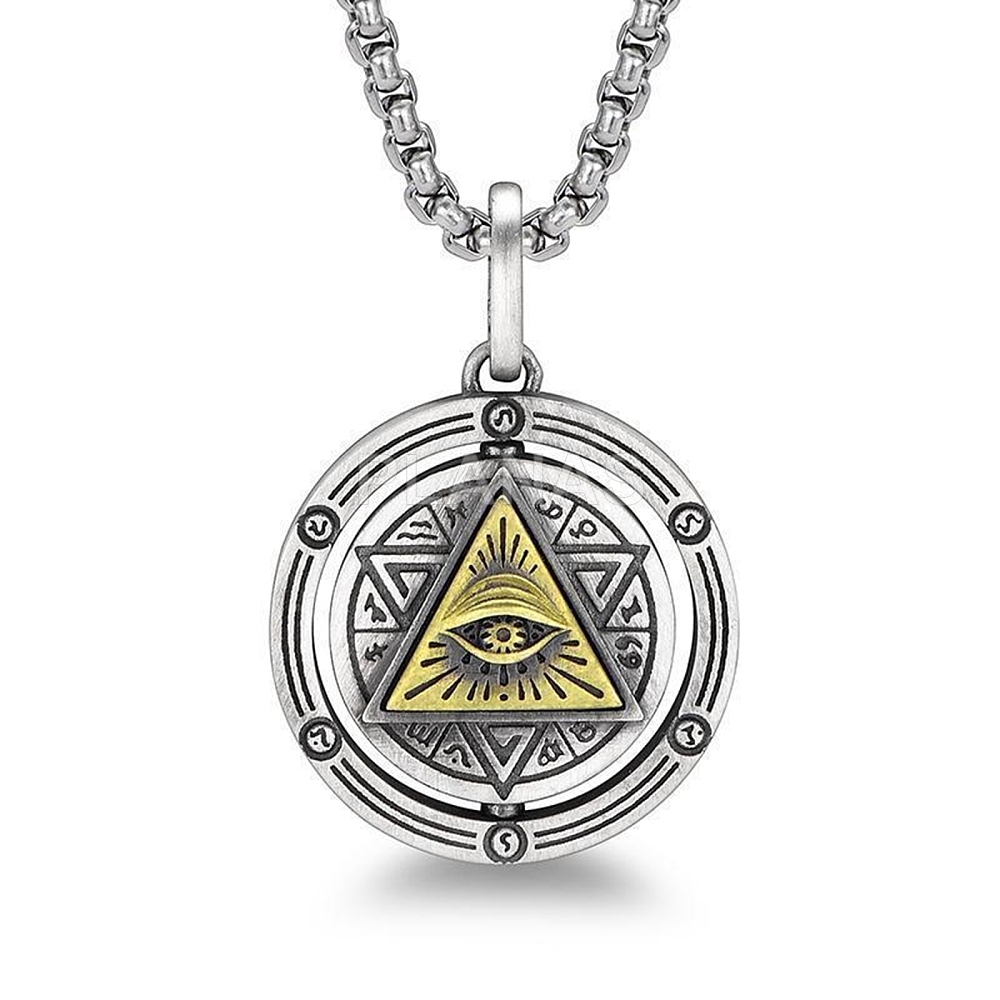 Colgante giratorio en Acero Inoxidable. ILLUMINATI.