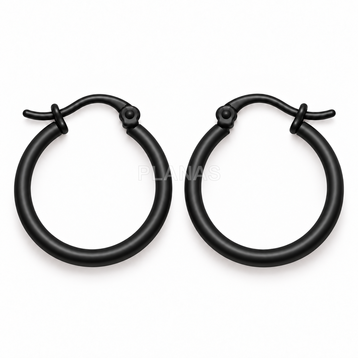 Aros en Acero Inoxidable 304 color Negro.