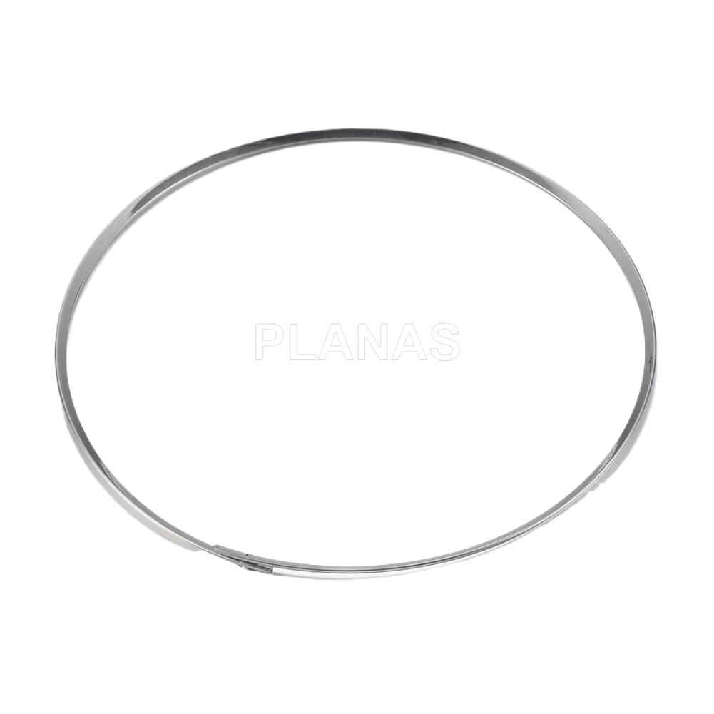 Collar rígido en Acero Inoxidable. 