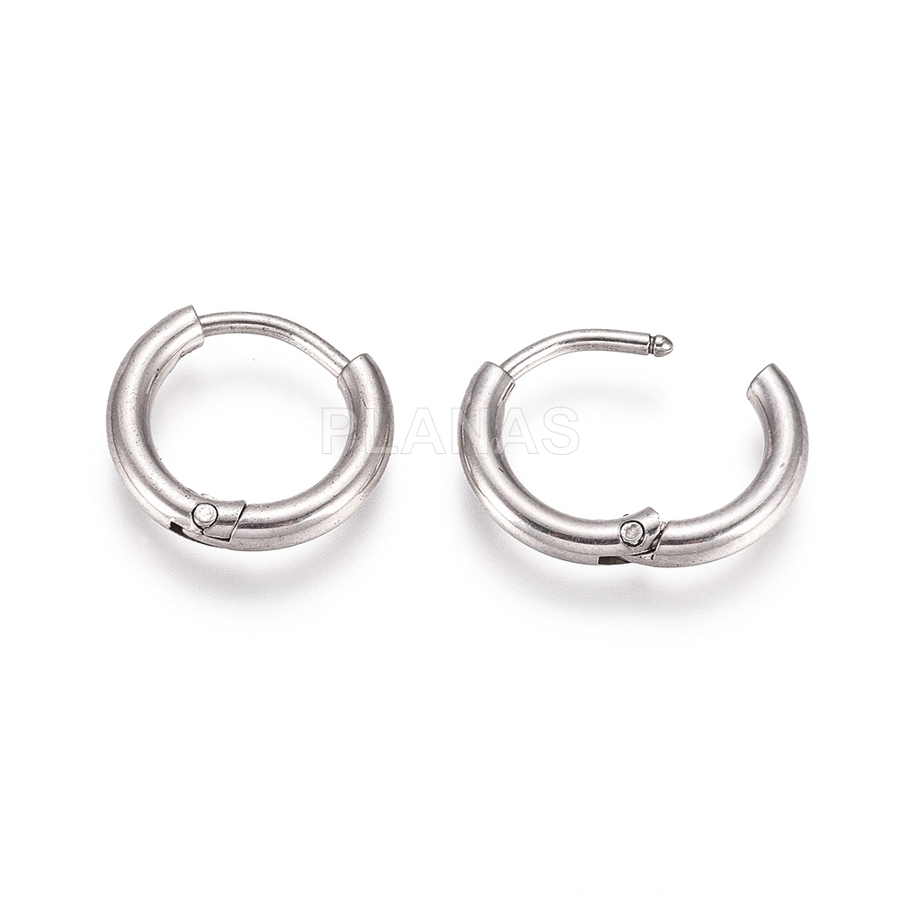 Aros en Acero Inoxidable 304 con un grosor de 2mm. 12mm.