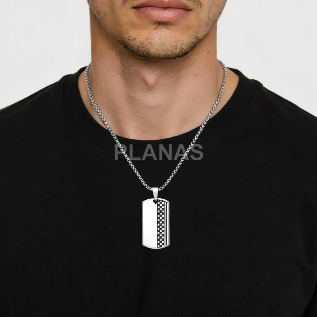 Colgante en Acero Inoxidable. 