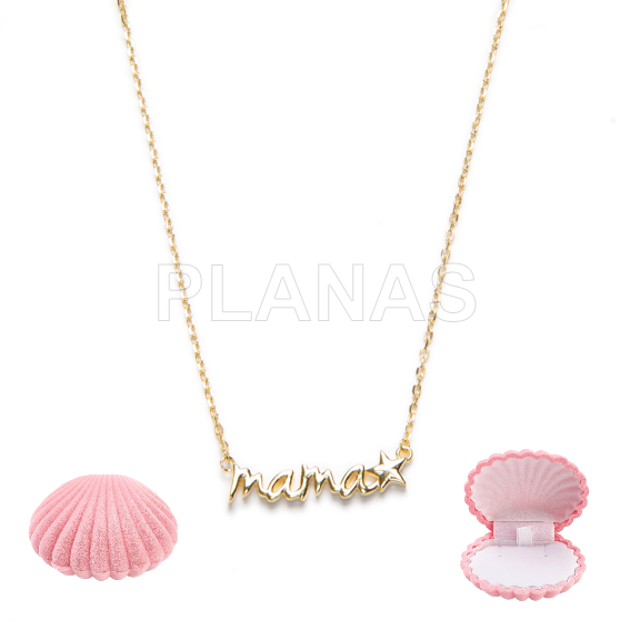 Collar en Plata de Ley. MAMA.
