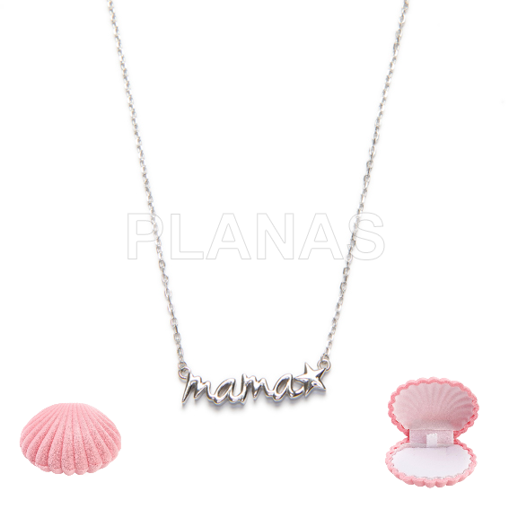 Collar en Plata de Ley. MAMA.