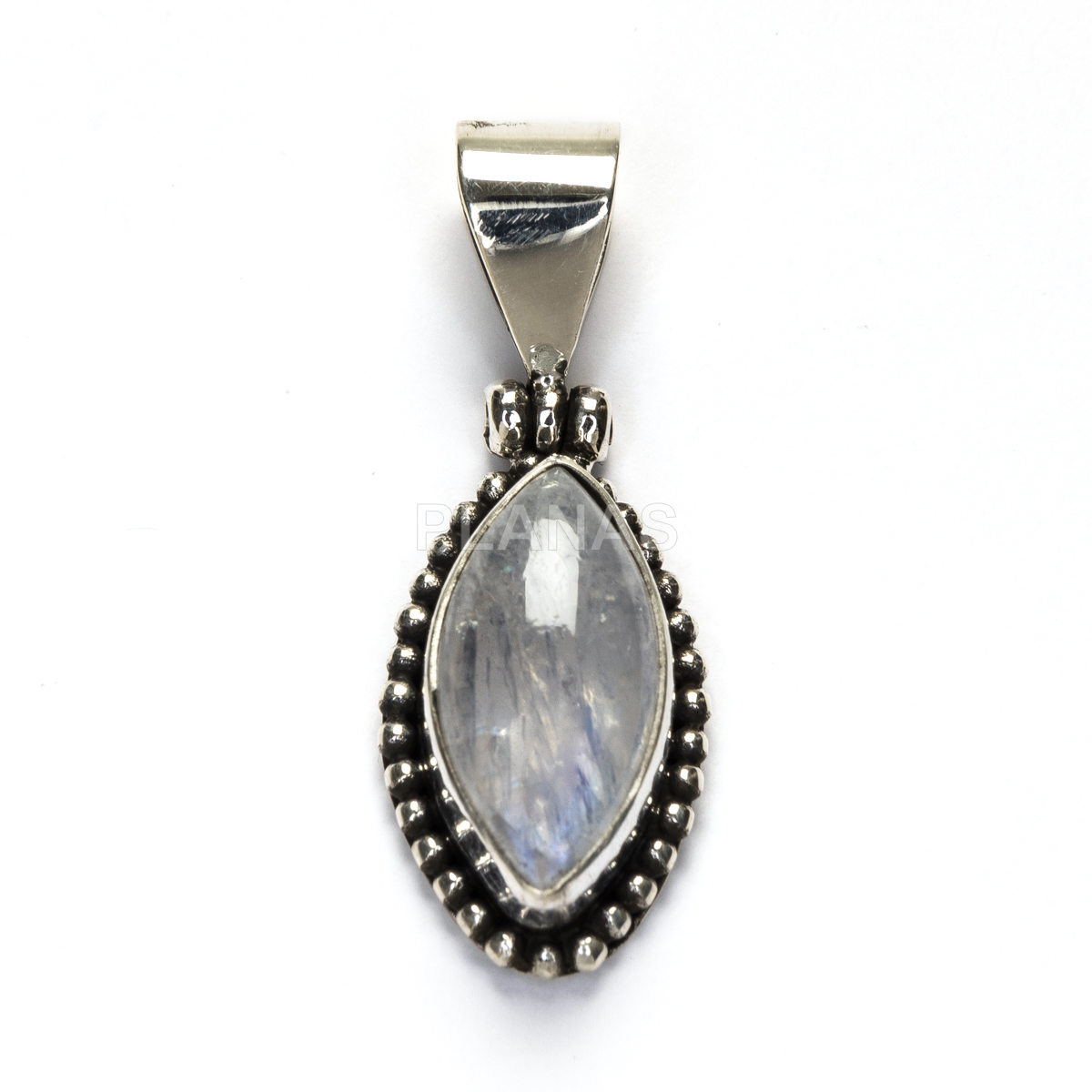 Colgante en Plata de ley y Piedra Luna.