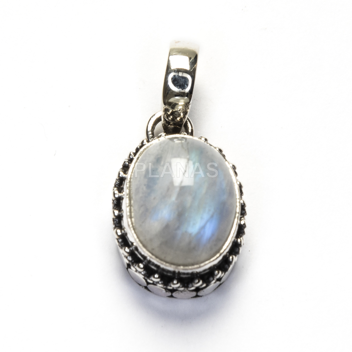 Colgante en Plata de ley y Piedra Luna.
