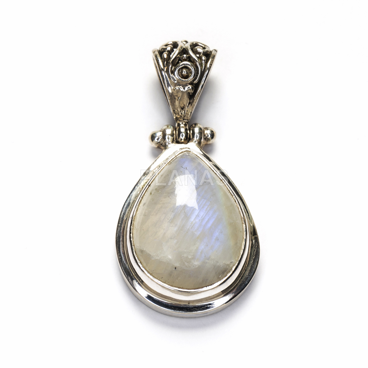 Colgante en Plata de ley y Piedra Luna.