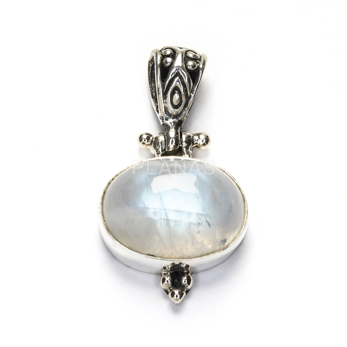 Colgante en Plata de ley y Piedra Luna.