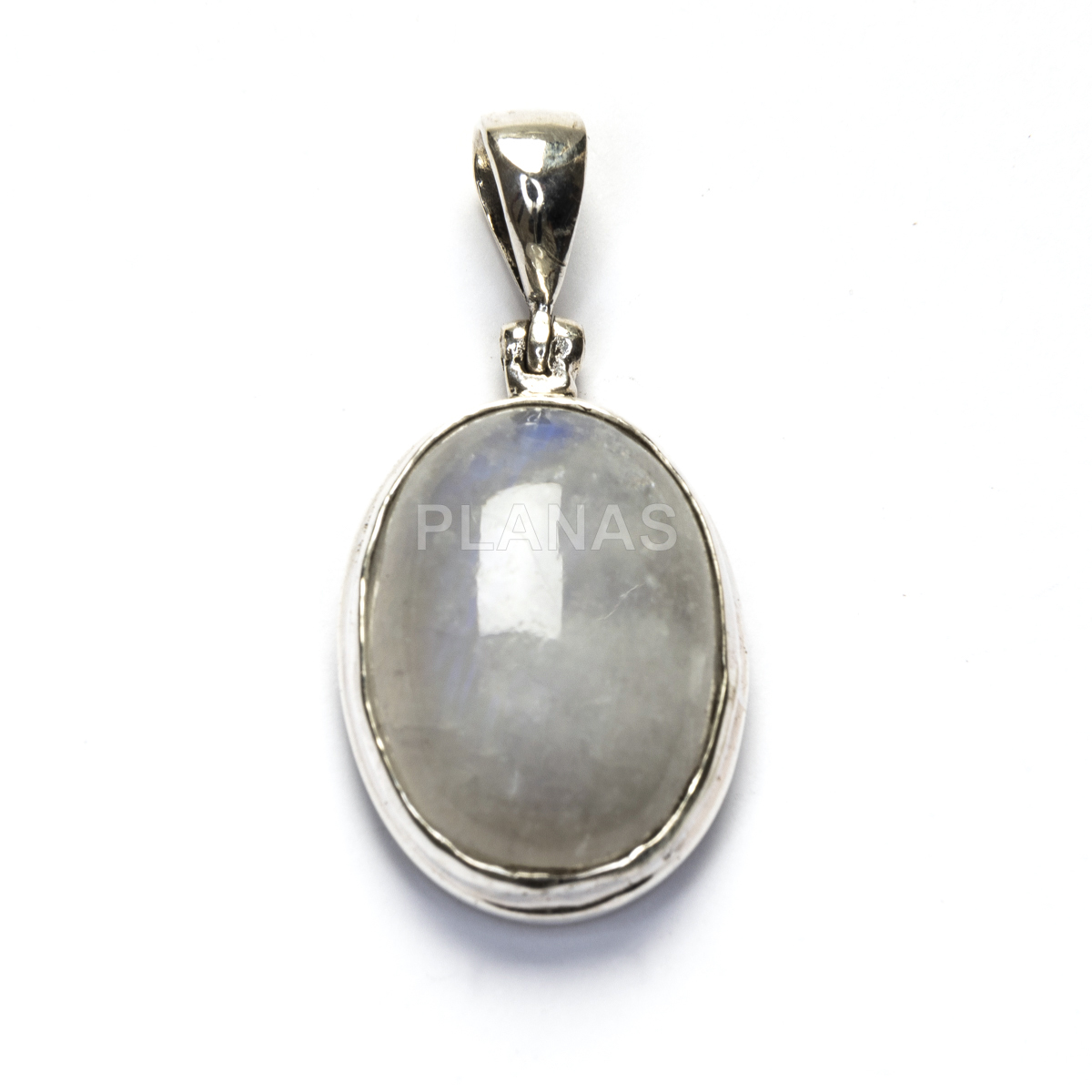 Colgante en Plata de ley y Piedra Luna.