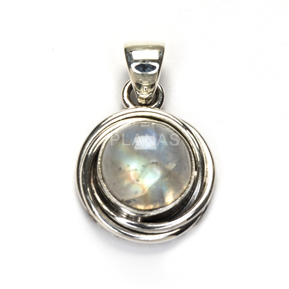 Colgante en Plata de ley y Piedra Luna.