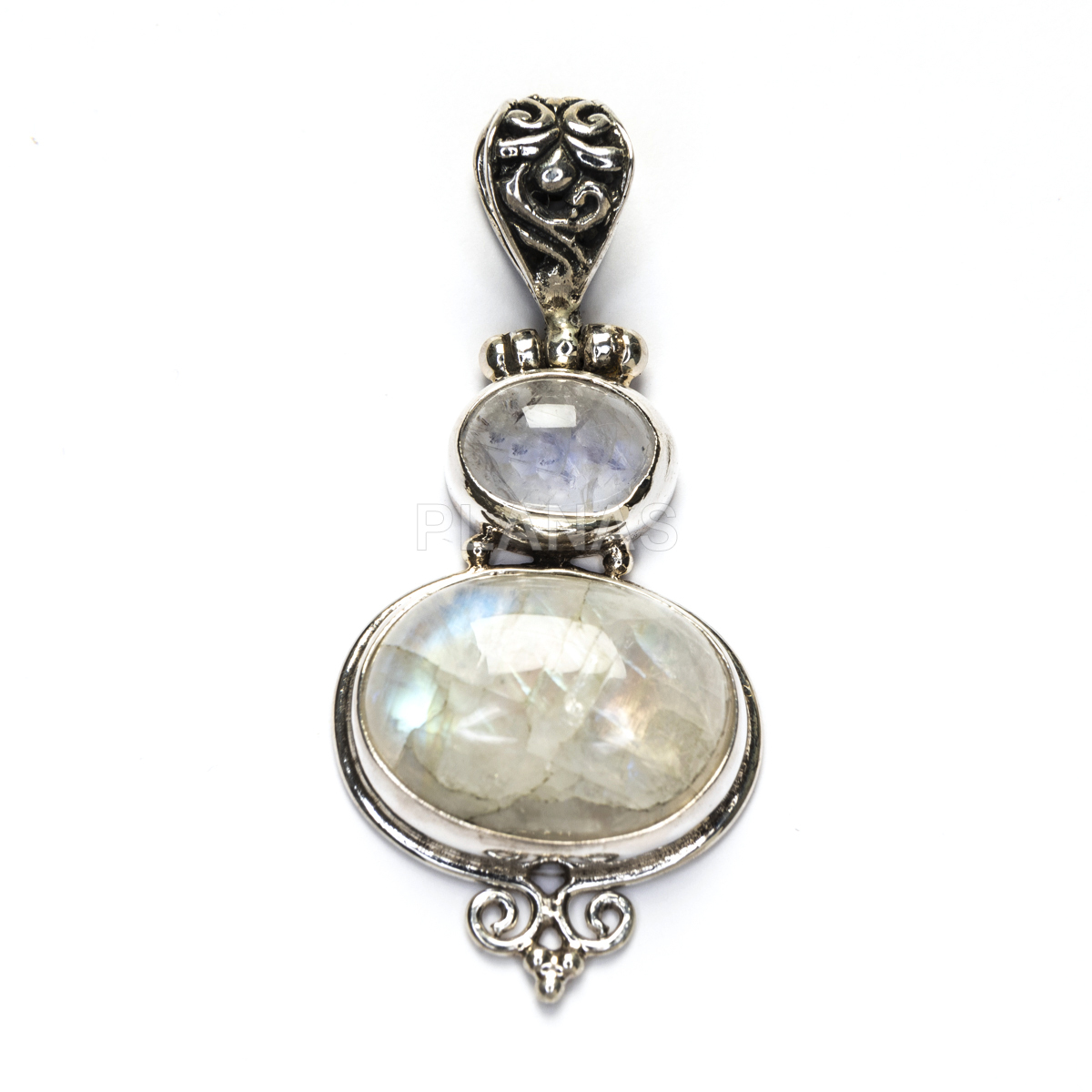 Colgante en Plata de ley y Piedra Luna.