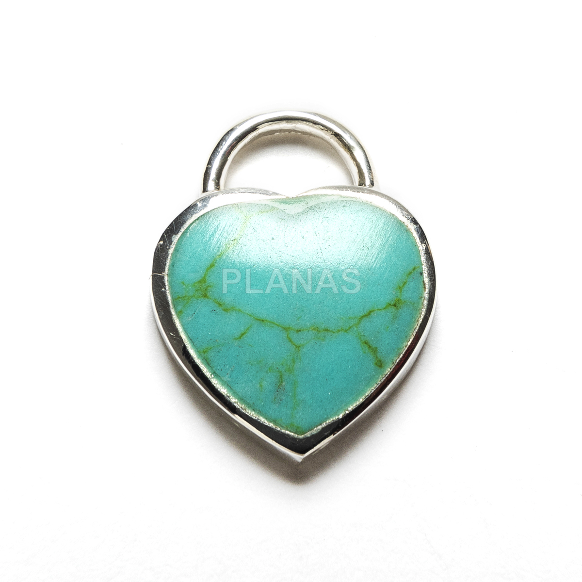 Colgante en Plata de Ley. CORAZÓN.  