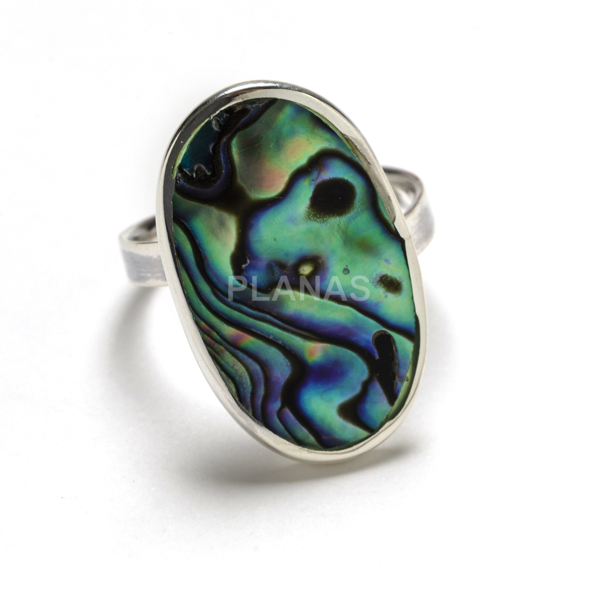 Anillo en Plata de ley Graduable.