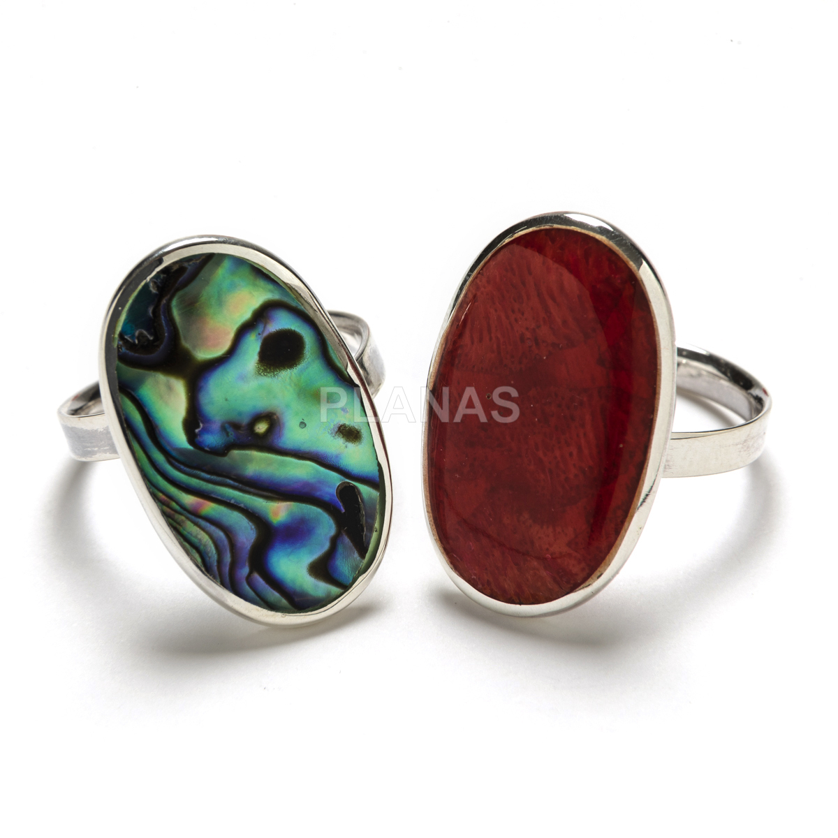 Anillo en Plata de ley Graduable.
