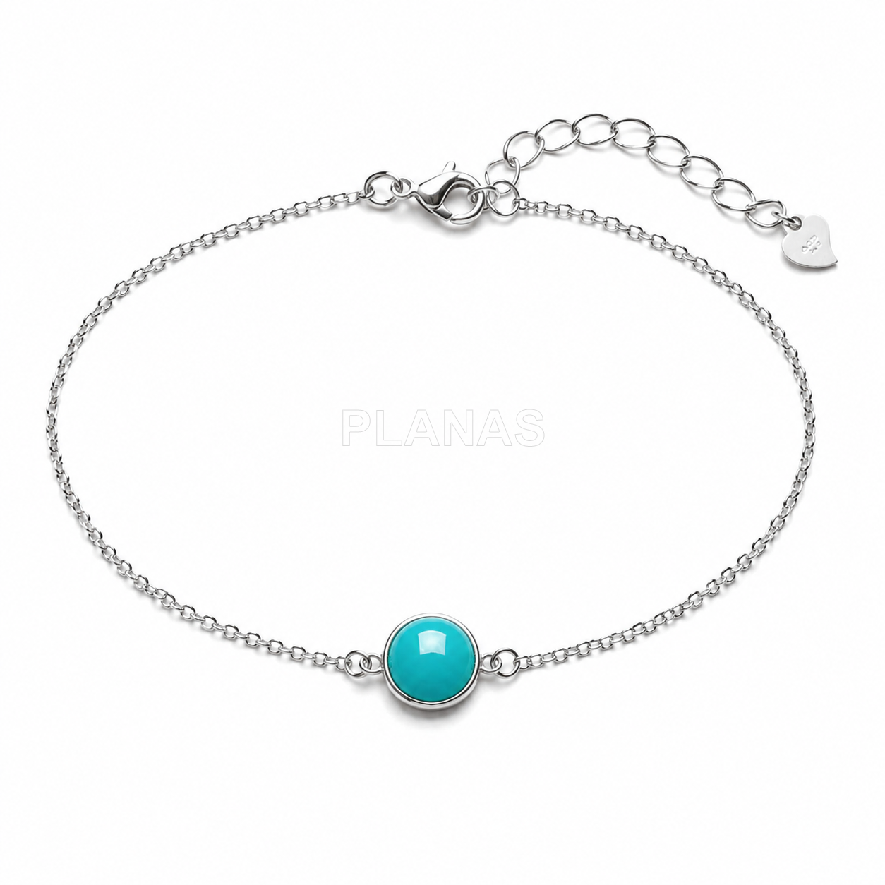 Pulsera en Plata de ley y esmalte.  