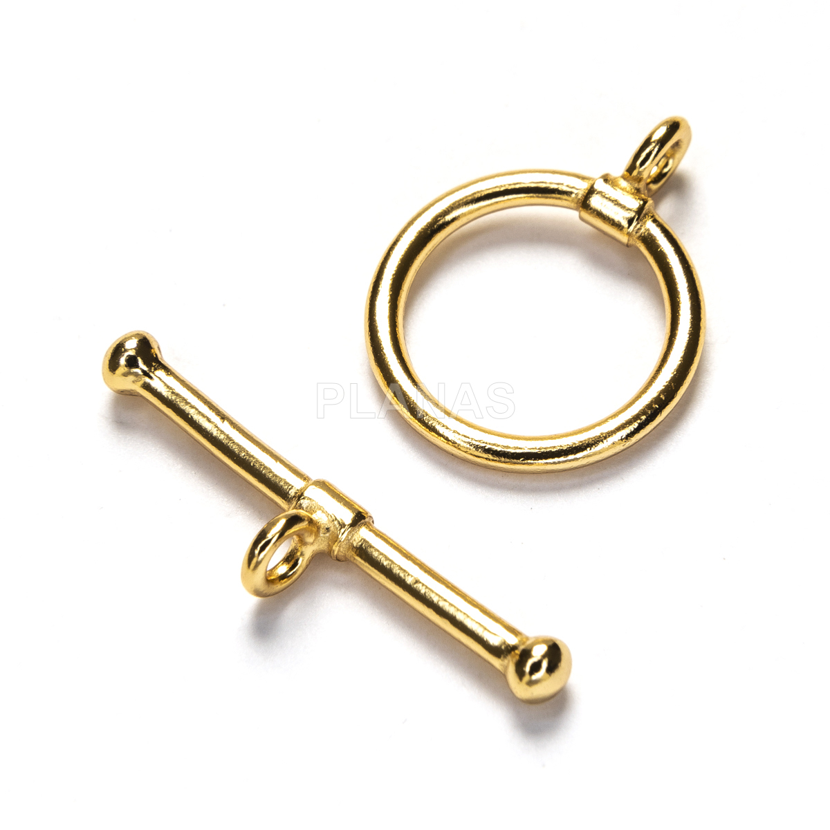 Cierre en Plata de Ley y Baño Oro.