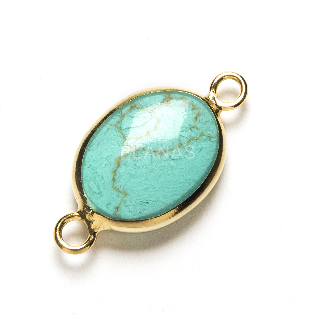 Entrepieza en Plata de ley y Baño Oro. 