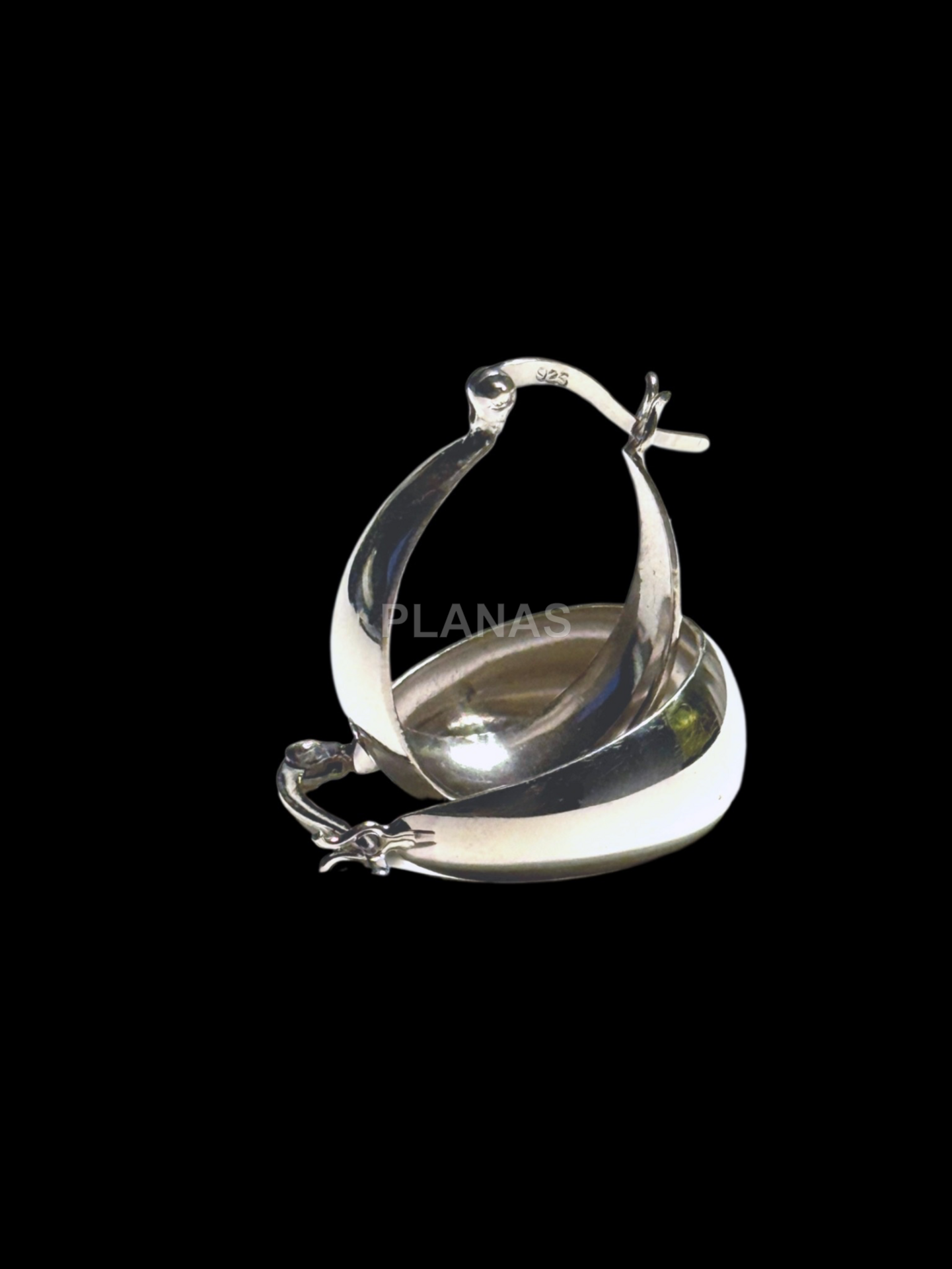 Aros en Plata de ley.  