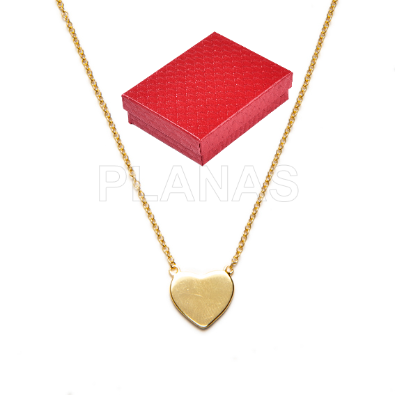 Colgante en Plata de ley. CORAZÓN.