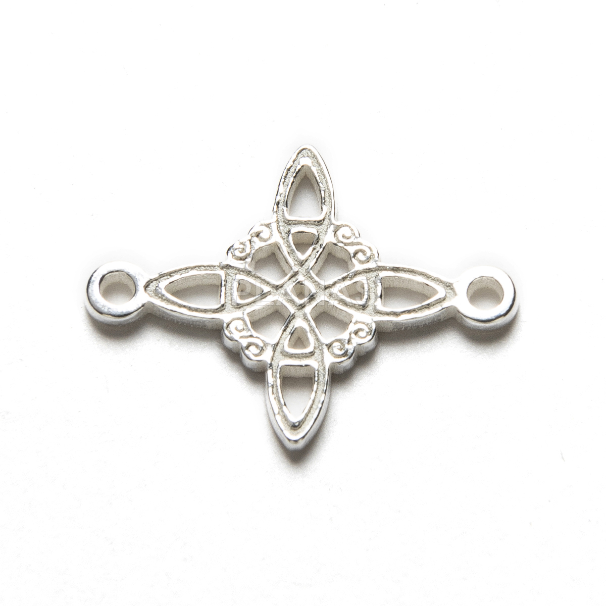 Centro de mesa em prata de lei. nó de bruxa.