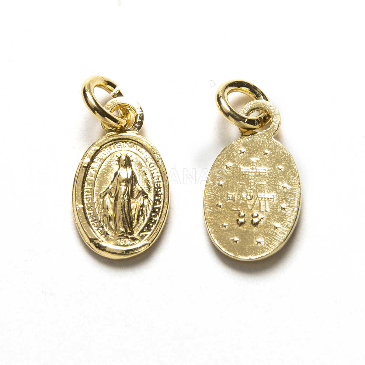 Mini pingente em prata de lei. milagroso.