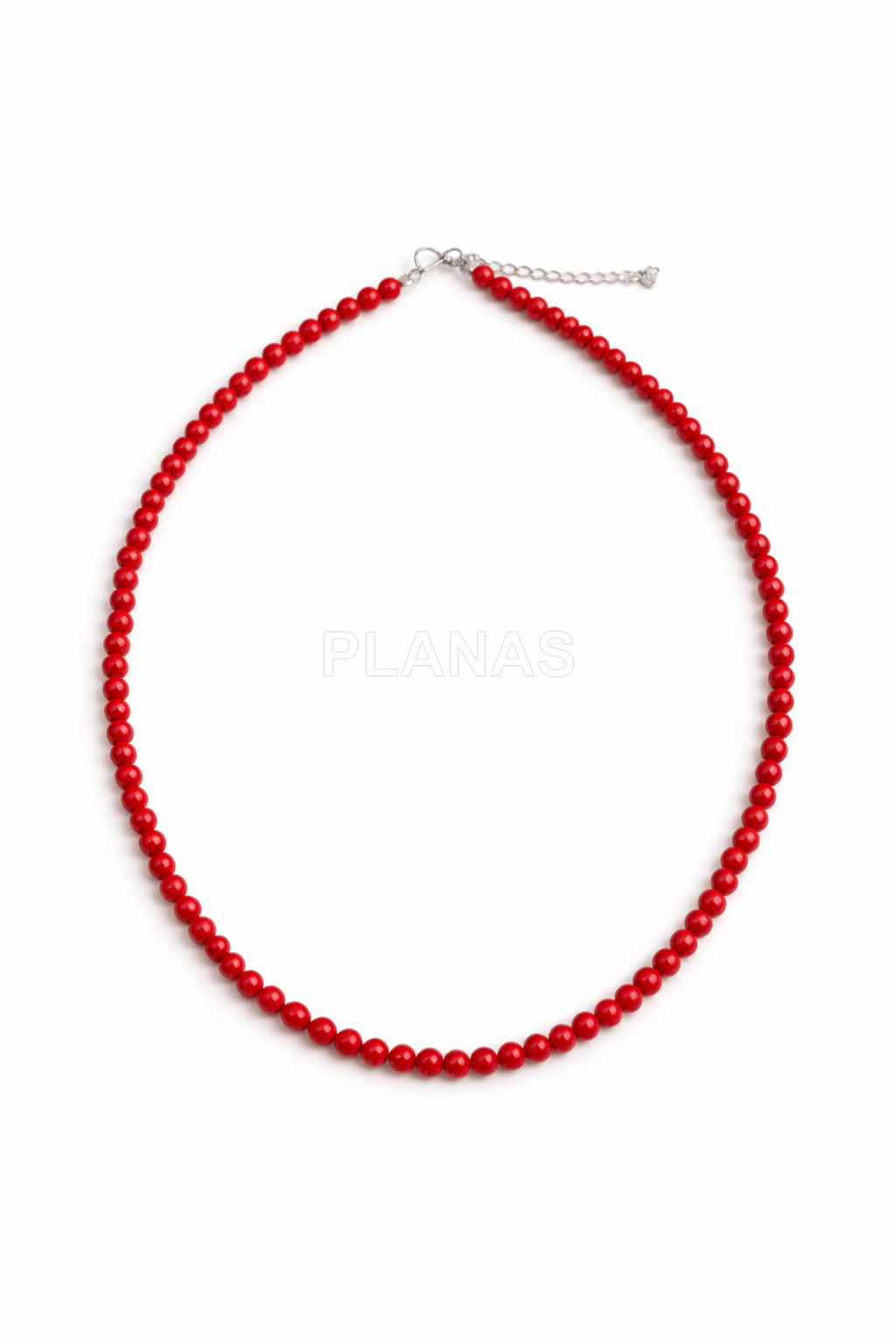 Collar en plata de ley y Minerales en 4mm.