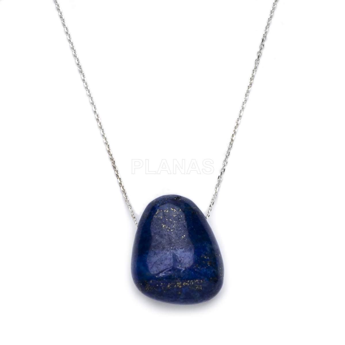 Collar en Plata de ley y Mineral natural.