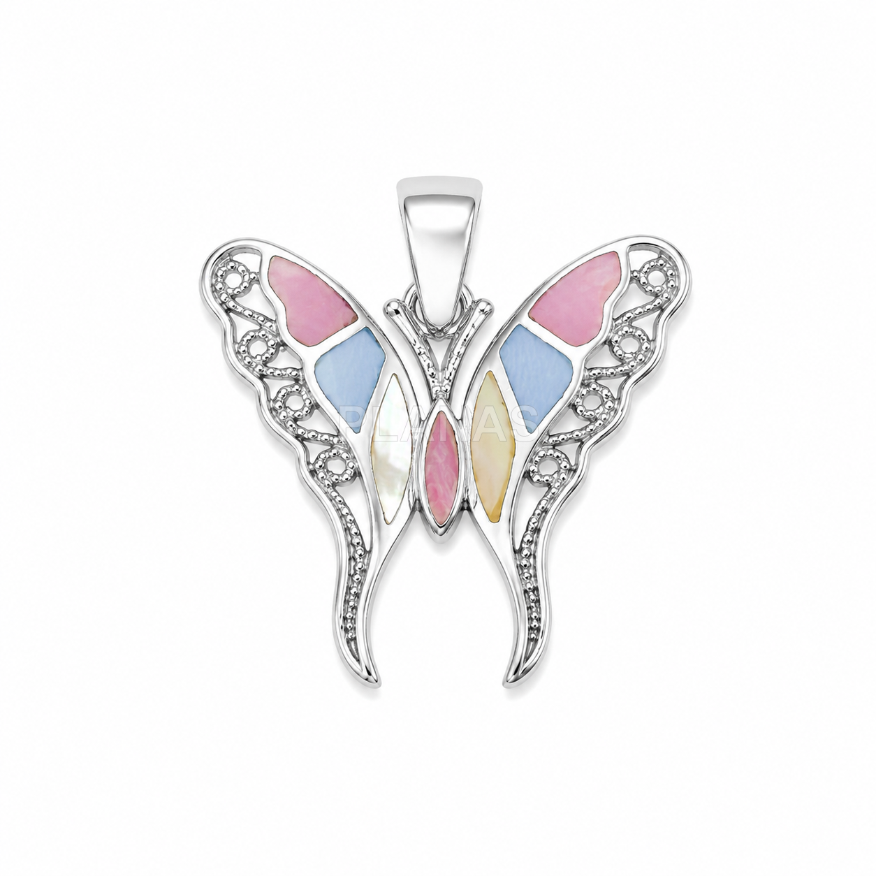 Colgante en Plata de ley. MARIPOSA.