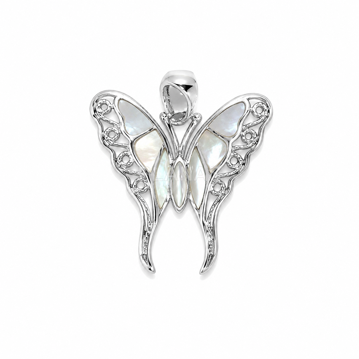 Colgante en Plata de ley. MARIPOSA.