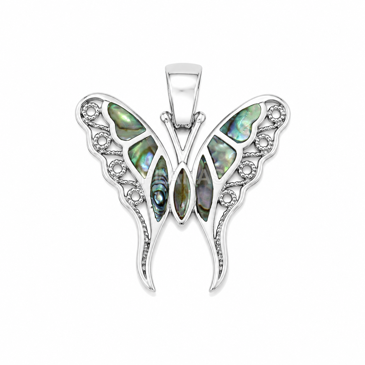 Colgante en Plata de ley. MARIPOSA.